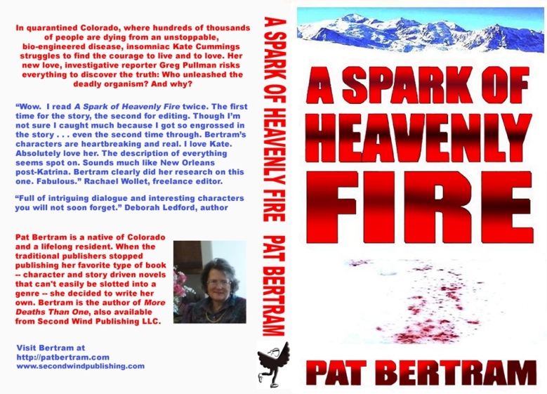 Front and Back Covers of A Spark of Heavenly Fire