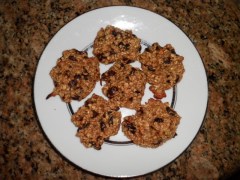 Honey oatmeal cookies