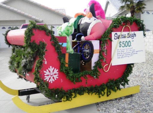 Santa's sleigh